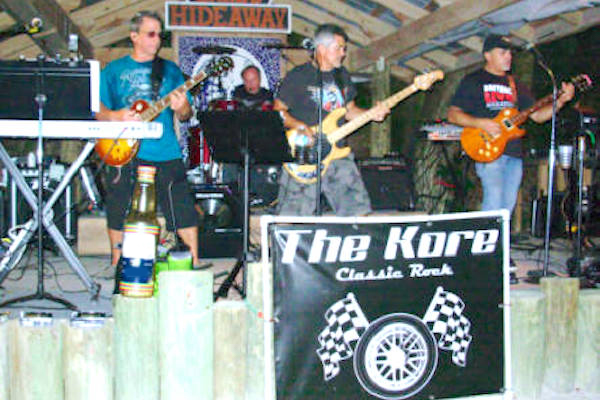 Earl's Hideaway presents The Kore band.