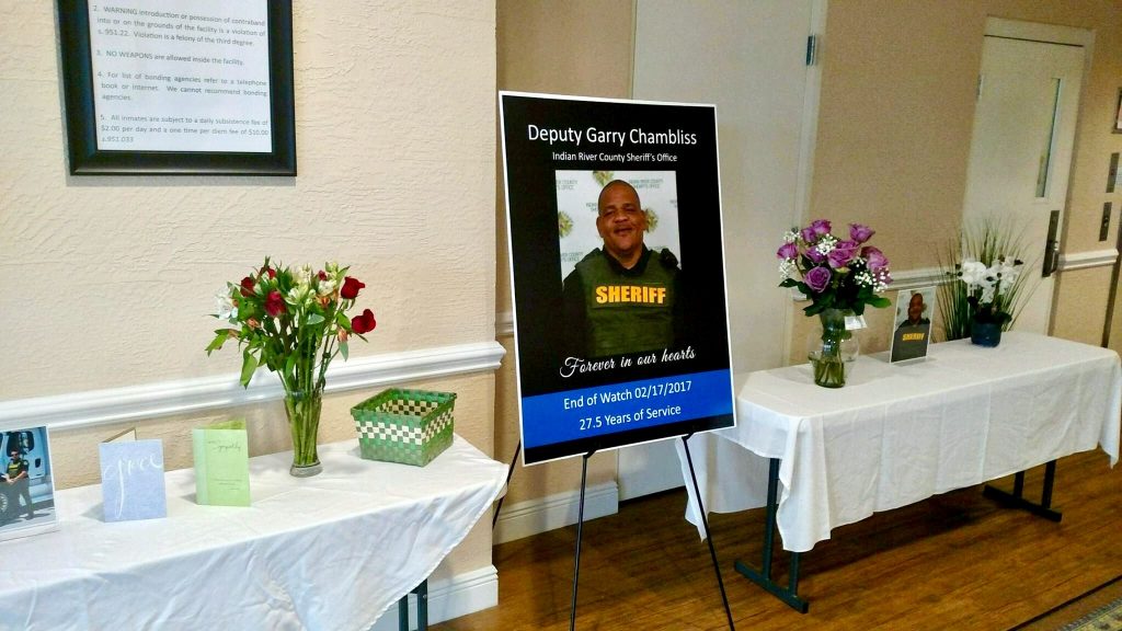 Deputy Garry Chambliss honorably served Indian River County for 27 1/2 years.