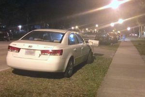 Vehicles are not allowed to park on the side of the road on Indian River Drive in Sebastian.