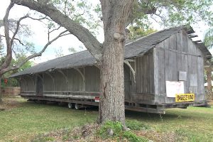 The original train depot of Sebastian has returned home.