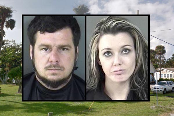 Sebastian Police arrest couple for having a small pot plant.