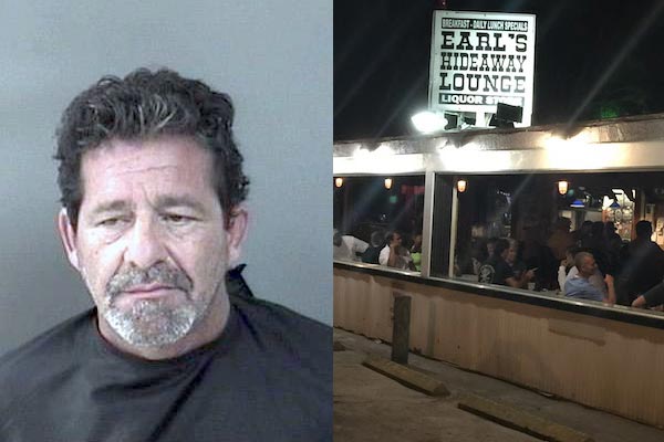 Sebastian man punches woman in bathroom at Earl's Hideaway.