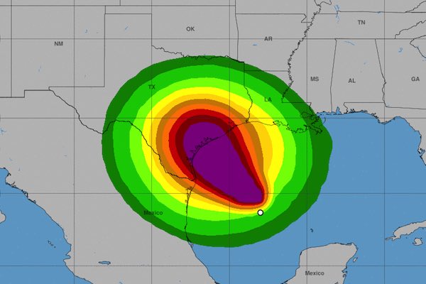 Texas residents prepare for Hurricane Harvey as it approaches from the Gulf of Mexico.