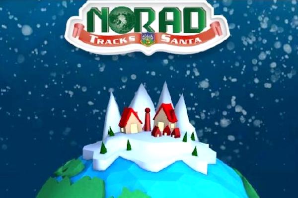 NORAD helps you to track Santa Claus.