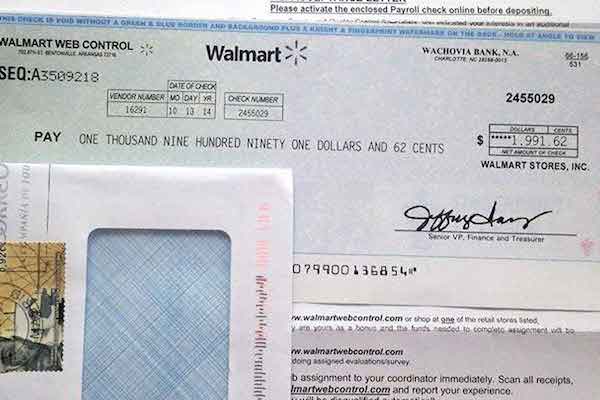 Beware of the secret shopper scam from Walmart.