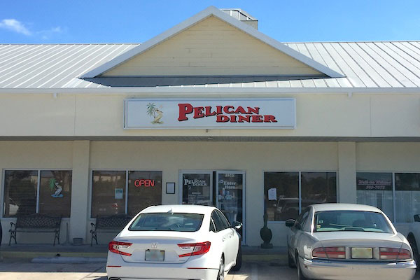 Pelican Diner & 4 Wings Sports Lounge soon to open at the golf course in Sebastian, Florida.