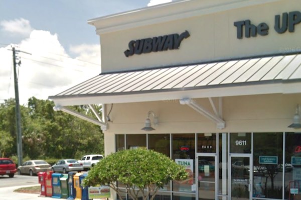 Subway offering fun festivities on National Sub Day in Sebastian, Florida.