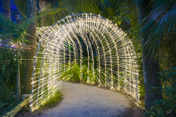 Holidays at McKee Botanical Gardens in Vero Beach, Florida.