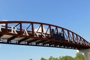 Central Florida Railroad Trail in Sebastian, Florida.