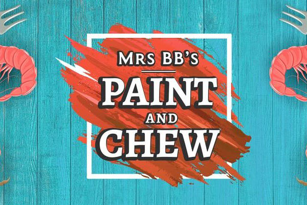 Mrs. BB’s Paint & Chew, at the Crab Stop in Sebastian, Florida.