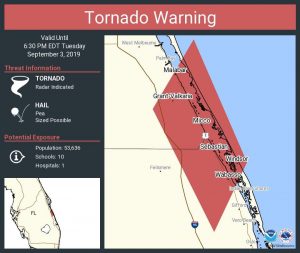 Tornado warning