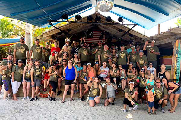 The Great Bike Bar-A-Thon in Sebastian, Florida.