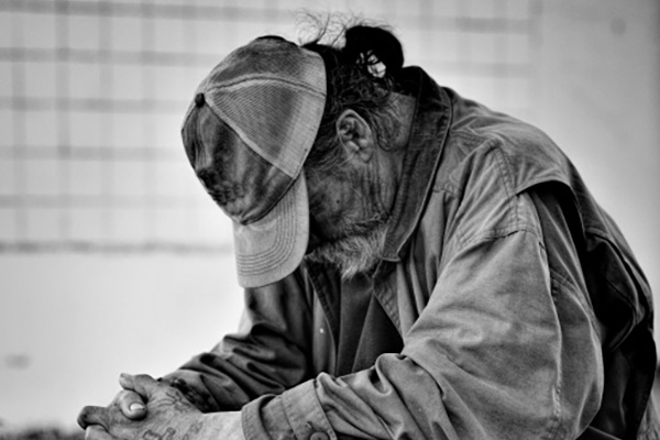 Homeless in Sebastian, Florida.