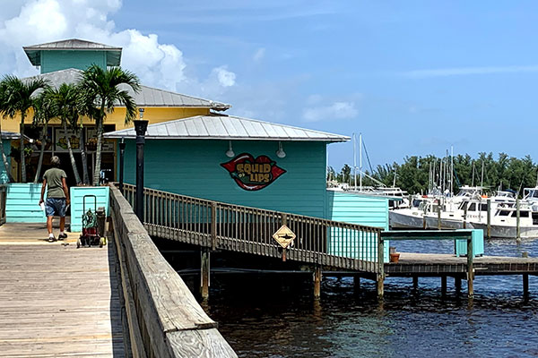 Squid Lips in Sebastian, Florida.