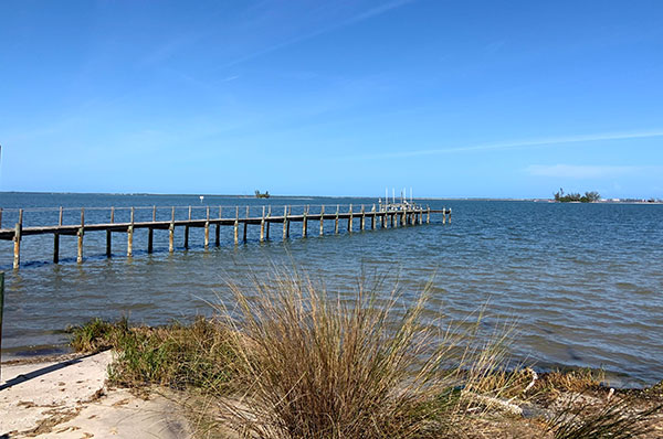 Rain this week in Sebastian, Florida.