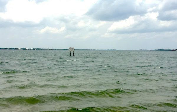 Coastal flooding this weekend in Sebastian, Florida.