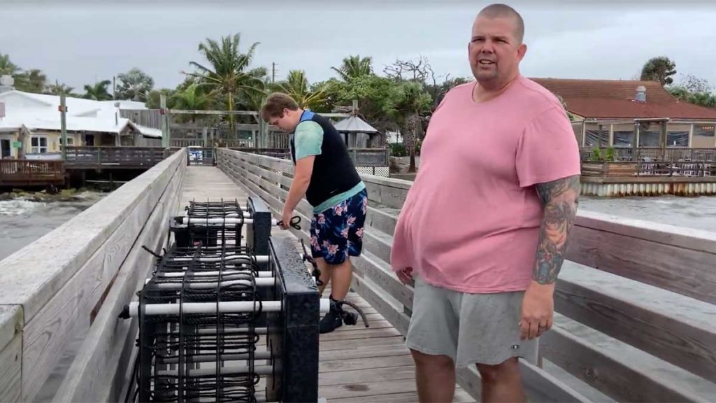 2 reefs installed at the docks near Crab E Bills.