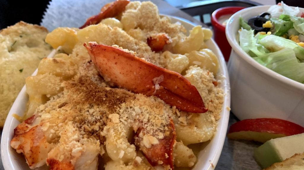 Lobster Mac & Cheese at Village Tavern in Sebastian.