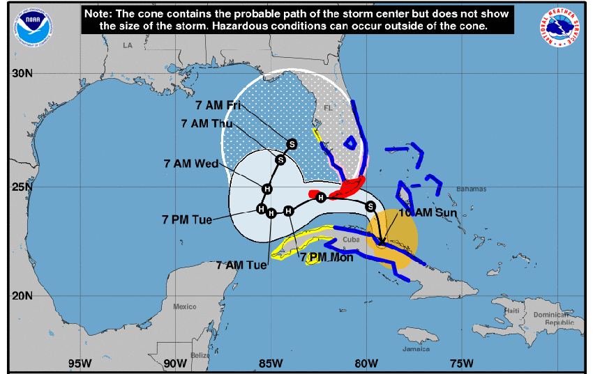 Tropical storm warning