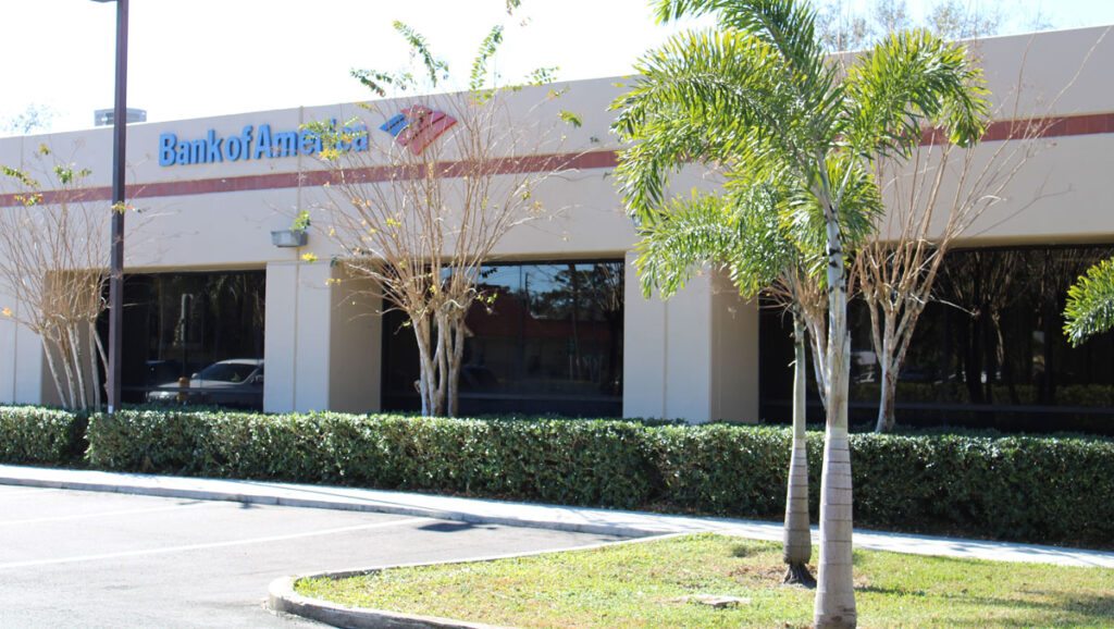 Bank of America in Sebastian, Florida.