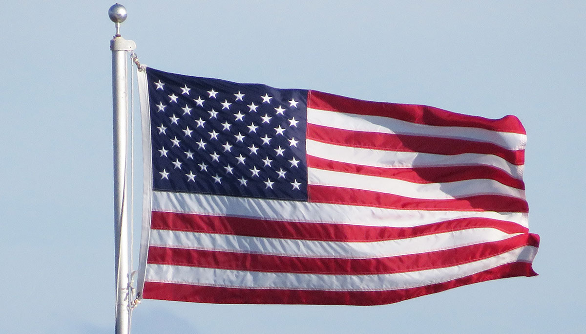 American Flag at Riverview Park