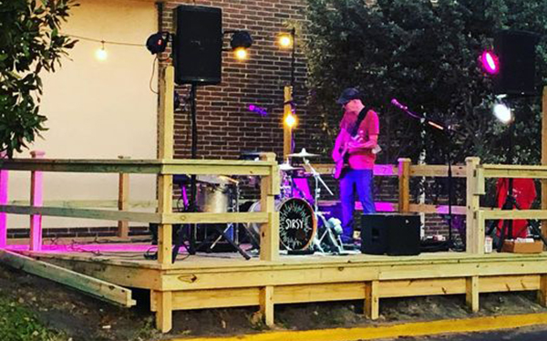 Stage at Pareidolia Brewing Company.