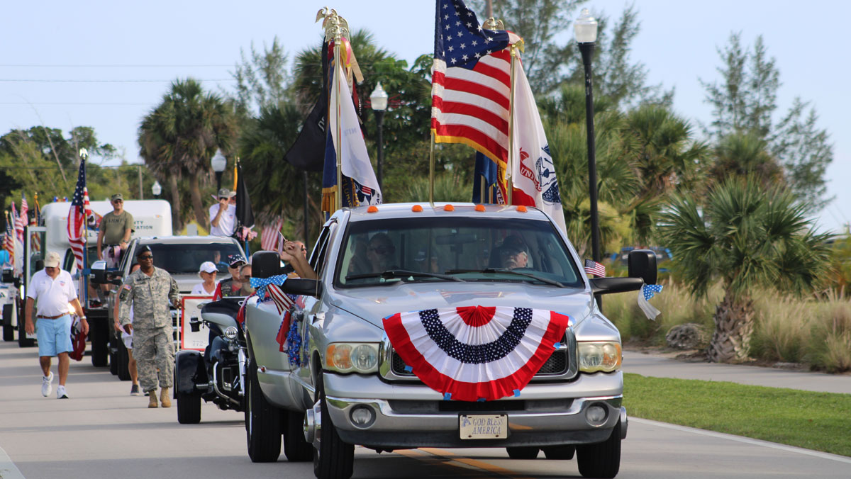 Fourth of July in Sebastian, Florida.