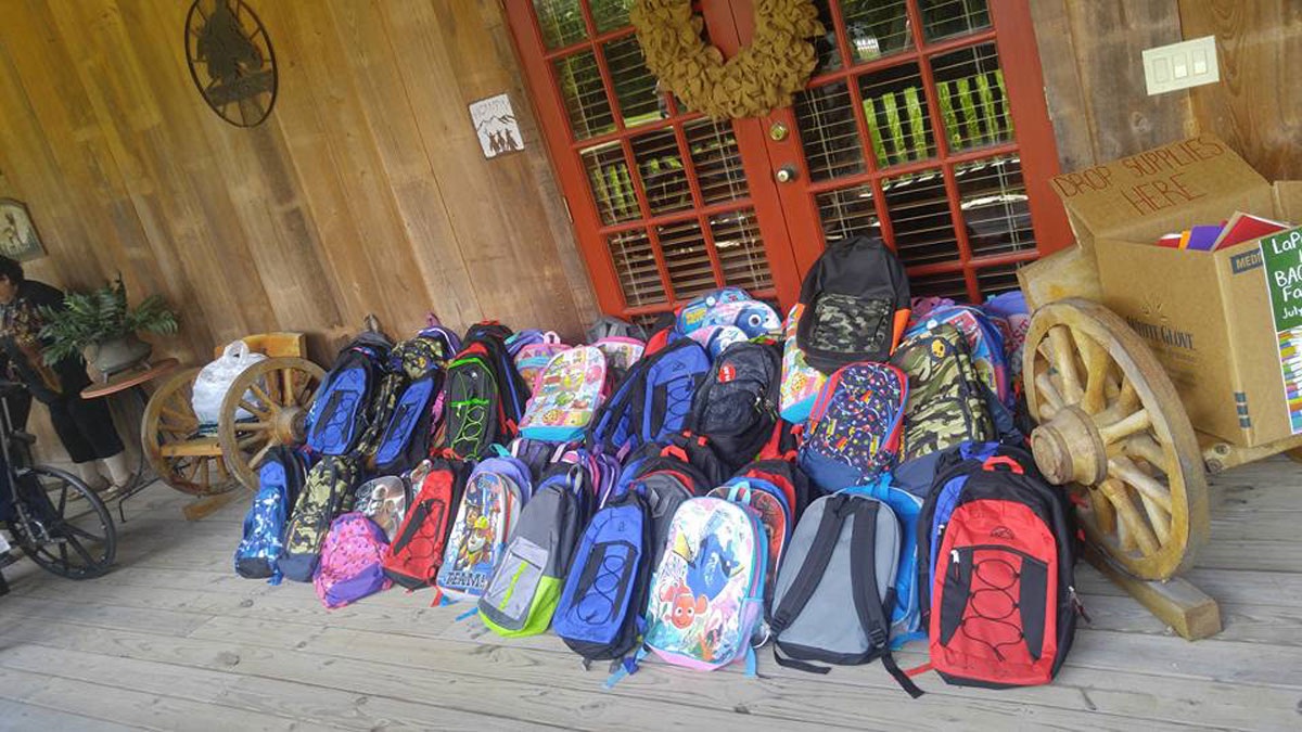 LaPorte Farms bookbags