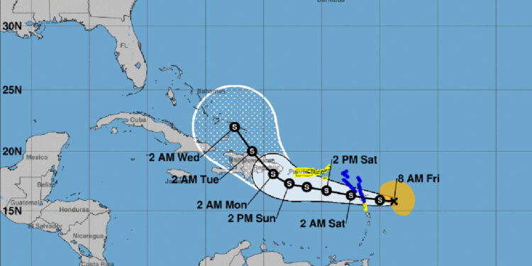 Tropical Storm Fiona