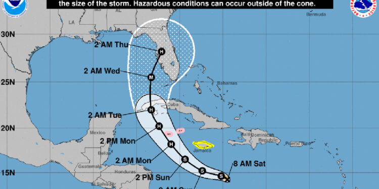 Tropical Storm Ian (NOAA)