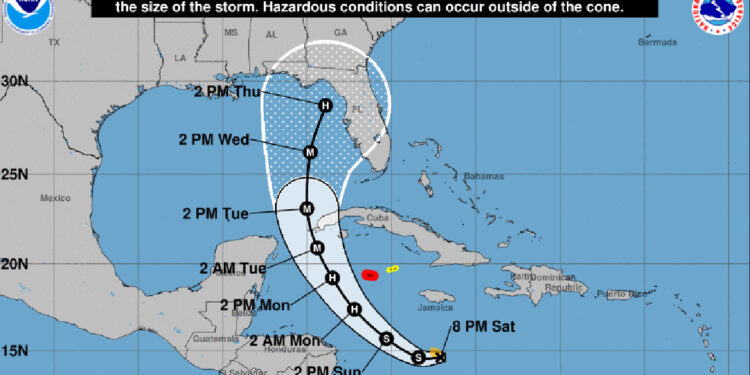 Tropical Storm Ian (NOAA)