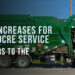 Waste Management service increase