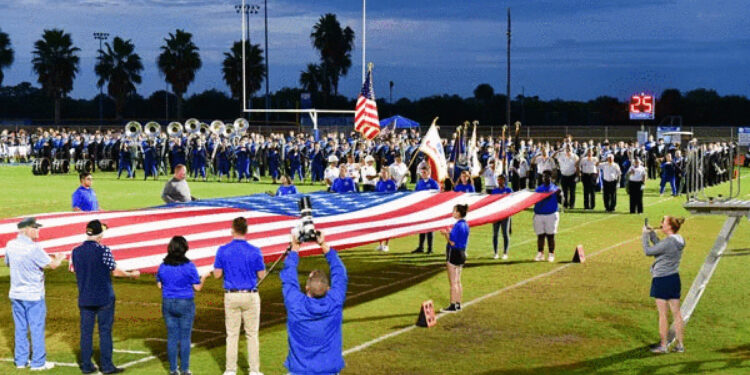 Sebastian River High School Last Home Game Military Night