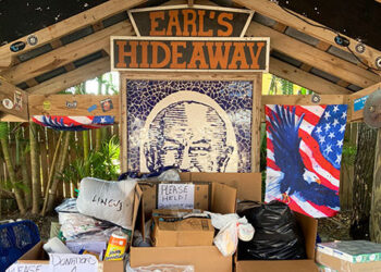 Earl's Hideaway Lounge Collecting Donations