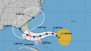 Hurricane Watch for Sebastian, Vero Beach (NOAA)