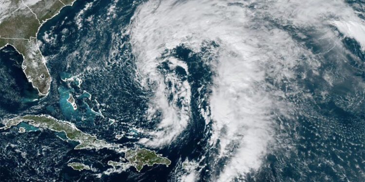 Subtropical Storm Nicole