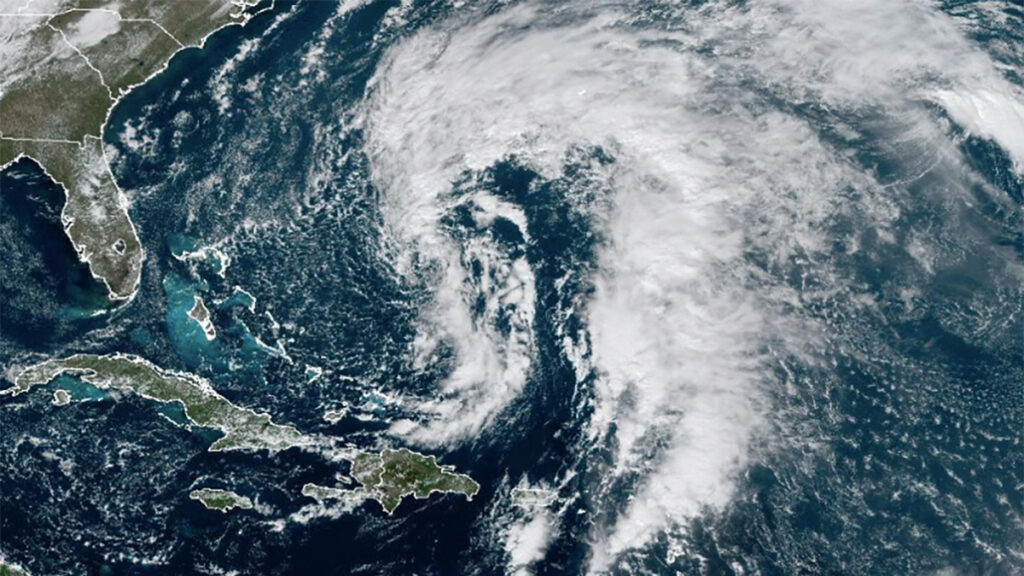 Subtropical Storm Nicole