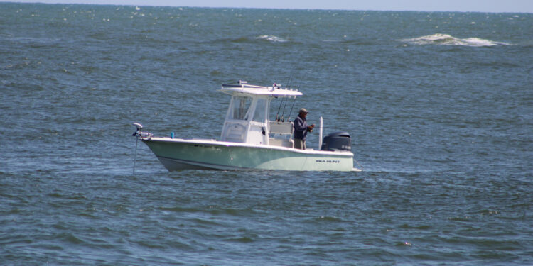 Fishing at the Sebastian Inlet.