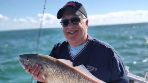 Redfish caught during Whatever Turns U On Fishing Charter.