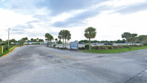 Boat ramp in Grant, Florida.