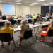 Susan Micheel, Education Coordinator, facilitates a Total Memory Workout class at the North County Library. (Credit: Courtney Sanchez)