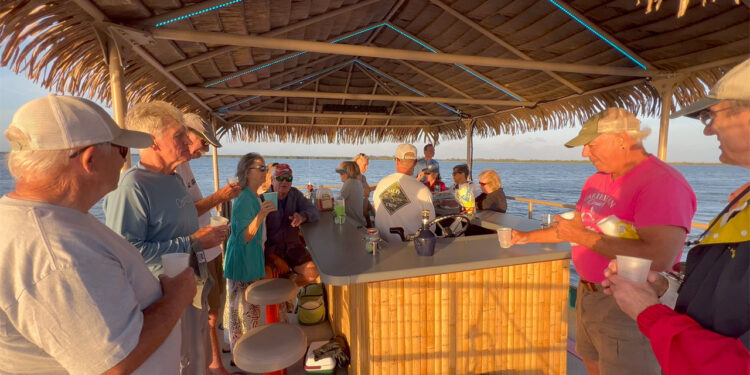 Tiki Bar Boat in Grant, Florida