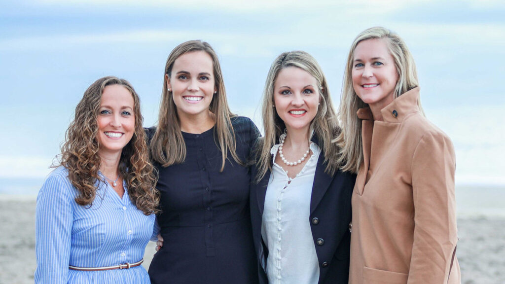 Pictured from left to right: Dr. Christina Namvar, Meredith Kitchell PA-C, Dr. Kristy Crawford, and Dr. Lindsey Bruce