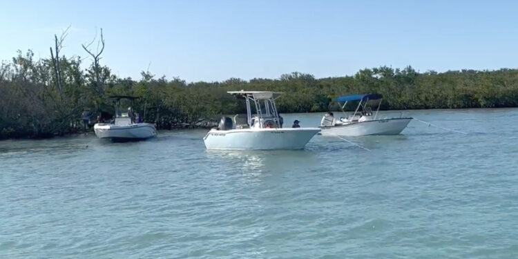 Boats out on Memorial Day