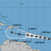 Forecast Cone for Tropical Storm Bret