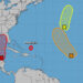 Tropical depression forming in the Gulf of Mexico