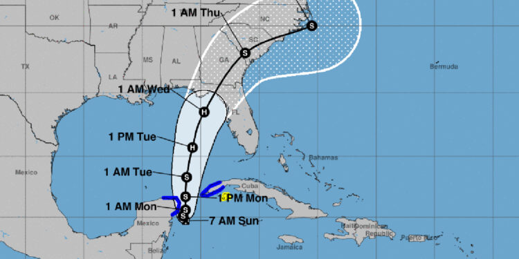 Tropical Despression Ten (NOAA)