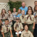 Councilman Ed Dodd (in the blue shirt) answers questions from Sebastian Cub Scouts