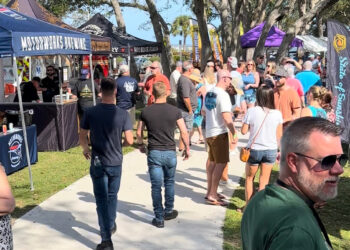 Annual Brewfest in Sebastian, Florida.