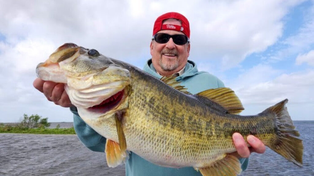 Angler John Holz caught and released this 9-pound bass on Fellsmere Reservoir